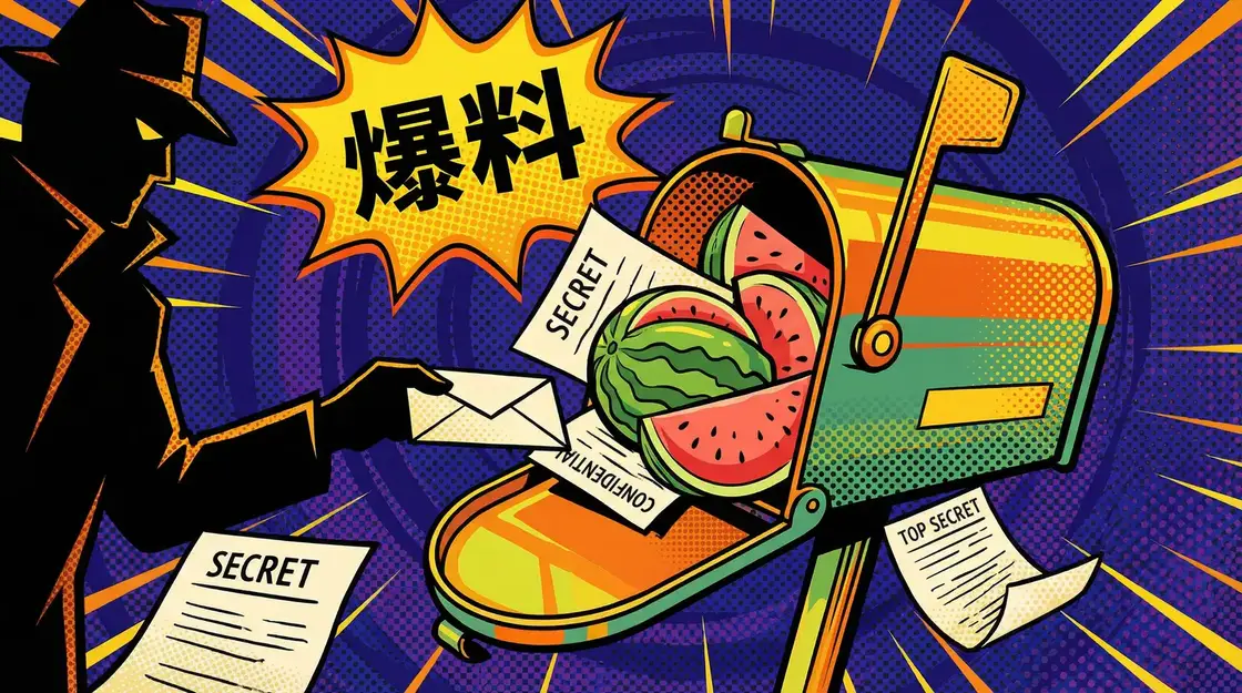 吃瓜群众 匿名爆料通道漫画插图
